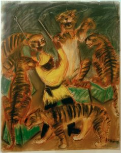 Tiger Group by Max Pechstein