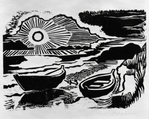 Setting Sun by Max Pechstein