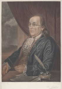 Benjamin Franklin by Max Rosenthal after Charles Willson Peale