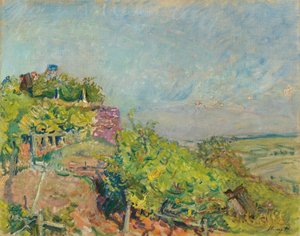 Wine Harvest at Neukastel by Max Slevogt
