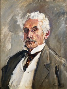 Portrait of Carl Steinbart, 1910 by Max Slevogt