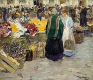 Flower Market at Rochus Church