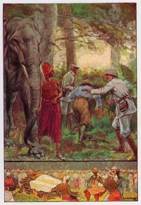 Illustration for Around The World In Eighty Days by Jules Verne by Max Wulff