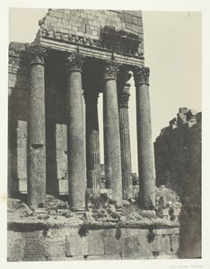 Baalbeck Heliopolis, Temple of Jupiter, View from the Southeast Angle, Syria by Maxime Du Camp