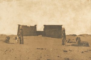 Dromos of the Temple of Sebona, April 3, 1850 by Maxime Du Camp