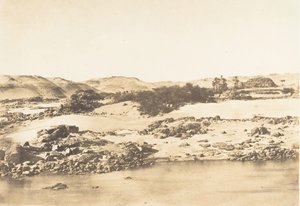 Entrance to the First Cataract near Aswan, 1849-50