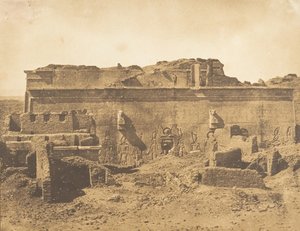 Rear Facade of the Great Temple of Dendera Tentyris