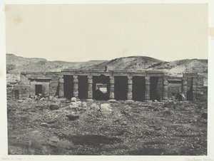 Gournah, Palais de Menephta 1er, Thebes by Maxime Du Camp