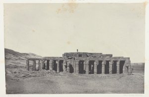 Gournah, Tomb of Osymandias; Thebes, plate 58 from the album "Egypt, Nubia, Palestine and Syria" (1852) by Maxime Du Camp