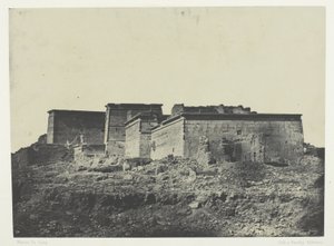 Grand Temple of Isis at Philae, General View Taken from the North; Nubia, plate 80 from the album "Egypt, Nubia, Palestine and Syria" (1852)