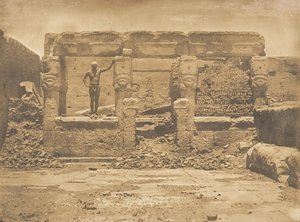 Hypaethral Temple of Hathor, on the Terrace of the Great Temple of Dendera, 1849-50
