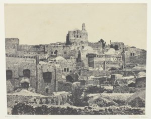 Jerusalem, Western Quarter; Palestine by Maxime Du Camp