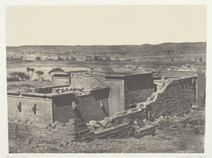 Kalabscheh, General View of the Temple of Kalabscheh Talmis, Nubia, 1849-51, printed 1852 by Maxime Du Camp