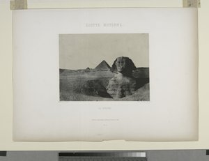 The Sphinx, Egypt by Maxime Du Camp