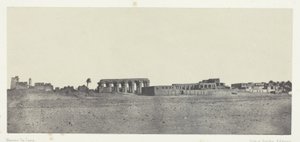 Luxor, General View of the Ruins; Thebes by Maxime Du Camp