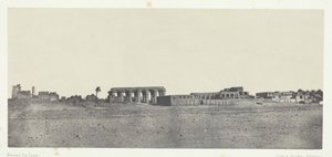 Louqsor, General View of the Ruins, Thebes by Maxime Du Camp
