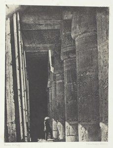 Medinet-Habou, Galerie du Palais de Ramses-Miamun, Thebes, 1849-1851, printed 1852 by Maxime Du Camp