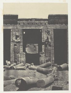 Médinet-Habou, Eastern Part of the Peristyle of the Palace of Ramses-Méiamoun; Thebes