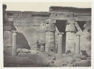Medinet-Habu, Peristyle of the Palace of Ramses-Miamun; Thebes
