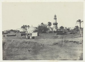 Mosque of El-Arif and Tomb of Mourad-Bey, Upper Egypt, plate 13 from the album "Egypt, Nubia, Palestine and Syria" (1852) by Maxime Du Camp