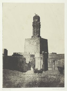 Mosque of the Caliph Hakim Biamrillah, Cairo, 1849-51, printed 1852 by Maxime Du Camp