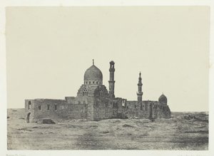 Mosquée et Tombeau des Ayoubites, Le Kaire by Maxime Du Camp