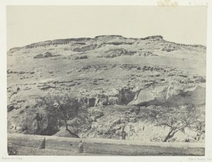 Necropolis of Ancient Lycopolis, Upper Egypt, plate 12 from the album "Egypt, Nubia, Palestine and Syria" (1852) by Maxime Du Camp
