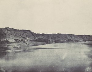 Nubia. Eastern Bank of the Nile Village of Bab. View taken south of Philae, 1850