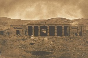 Palace of Gournah Menephtheun at Thebes, 1849-50 by Maxime Du Camp