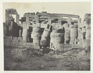 Palais de Karnak, Salle Hypostyle Prise au Nord, Thèbes