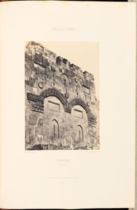 Palestine. Jerusalem. Golden Gate by Maxime Du Camp