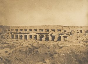 Promenade of Thutmose III - Last Galleries of the Palace of Karnak Thebes, 1849-50 by Maxime Du Camp