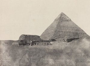 Pyramid of Chephren, Middle Egypt by Maxime Du Camp