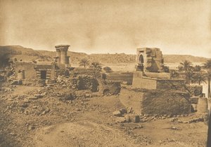 Ruines et Village de Begueh, petite ile à l