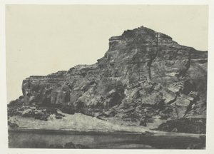 Second Cataract, Dgebel-Aboucir; Nubia, plate 112 from the album "Egypt, Nubia, Palestine and Syria" (1852) by Maxime Du Camp
