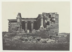 Temple De Maharakkah Hièra Sycaminos Des Grecs, Nubie by Maxime Du Camp