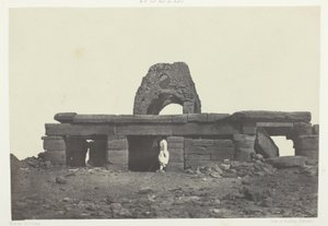 Temple of Amada; Nubia, plate 99 from the album "Egypt, Nubia, Palestine and Syria" (1852) by Maxime Du Camp
