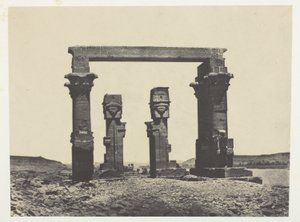 Temple de Kardassy, Nubie by Maxime Du Camp