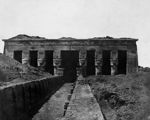 Temple of Denderah, Upper Egypt, 1852 by Maxime Du Camp