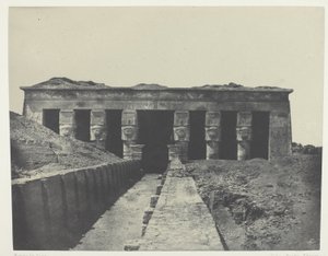 General View, Grand Temple of Dendera (Teutyres), Upper Egypt by Maxime Du Camp