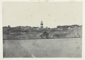 General View of Esneh, Upper Egypt, plate 64 from the album "Egypt, Nubia, Palestine and Syria" (1852)