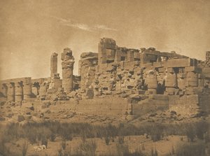 View of the Hypostyle Hall of the Palace of Karnak, taken from the N.E. corner, 1849-50 by Maxime Du Camp