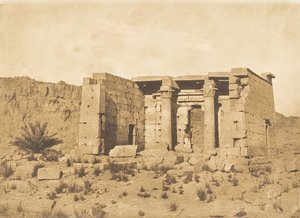 Vue du Temple de Tafah Taphis, April 9, 1850