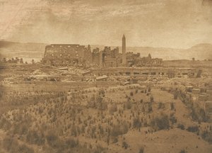 General View of the Ruins of the Palace of Karnak Taken from the East - Thebes
