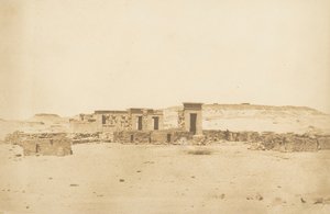 General View of the Temple and Village of Deboude Parembole, April 10, 1850 by Maxime Du Camp