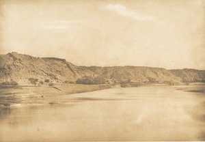 View Taken from the Southeast of Philae - Village of El-Bâb, 1849-50