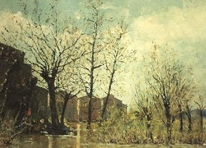 The Flood by Maxime Emile Louis Maufra