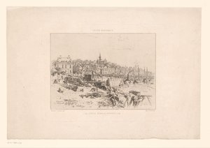 View of the Harbor of Trouville (La Vie Élégante)
