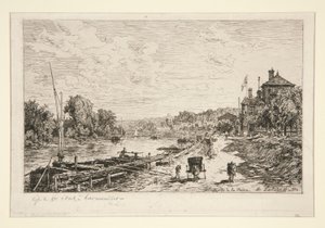 Shores of the Seine by Maxime Lalanne