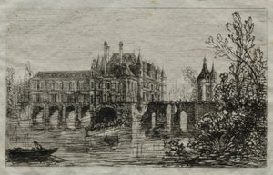 Chateau de Chenonceau by Maxime Lalanne